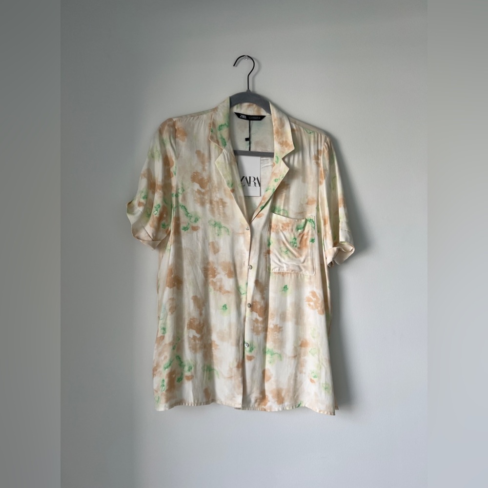 Zara Tie-Dye Co-Ord Pant and Top Set